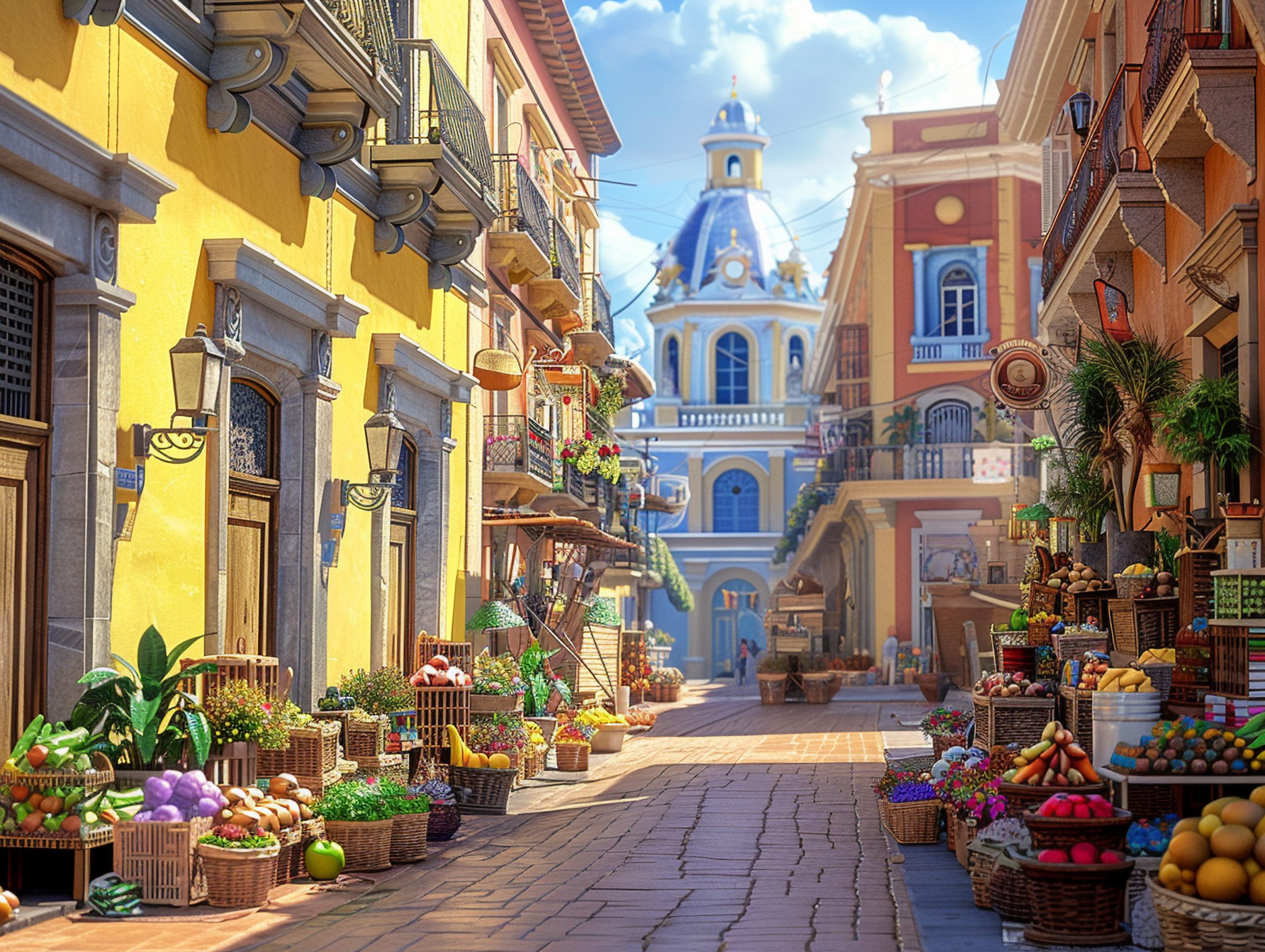 3d-cartoon-latin-american-village-scenery 3d-cartoon-latin-american-village-scenery