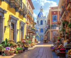 3d-cartoon-latin-american-village-scenery